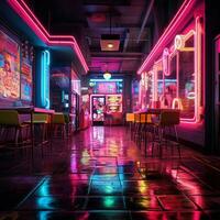 boeiend neon composities dat spreken naar de ziel foto