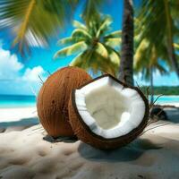 kokosnoot hoog kwaliteit 4k hdr foto