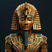 ontwerp een 3d avatar geïnspireerd door Egyptische mythologie met hoi foto