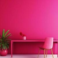 heet roze minimalistische behang hoog kwaliteit 4k hdr foto