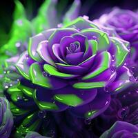 licht lavendel en intens limoen groen hoog kwaliteit ultra foto