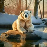 polair beer wild leven fotografie hdr 4k foto