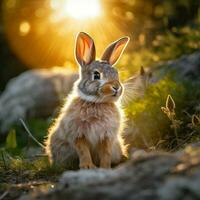 konijn wild leven fotografie hdr 4k foto