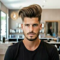 Mens haar- stijl foto