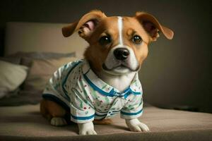 schattig hond vervelend shirt. ai generatief pro foto