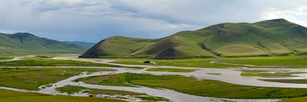 orkhon rivier- in Mongolië foto