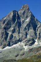 fotografisch documentatie van de cervino berg foto