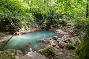 bleck rivier dopo waterval van marmer foto