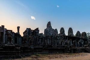 Bayon-tempel in Angkor Thom, Siem Reap, Cambodja. foto