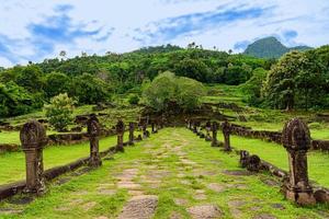 btw phou, wat phu is UNESCO-werelderfgoed in Champasak, Zuid-Laos. foto