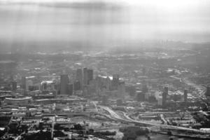 luchtfoto van de grote Amerikaanse stad minneapolis minnesotanes foto