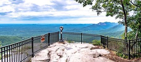 Caesars Head Mountain Bridge-wildernisgebied in Zuid-Carolina foto