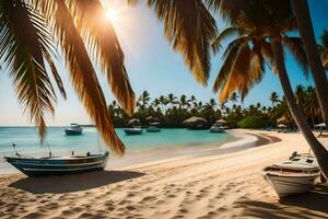 de het beste stranden in de wereld. ai-gegenereerd foto