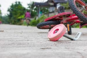 horizontale foto van close-up fiets voor kinderen