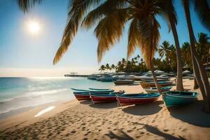 de het beste stranden in de wereld. ai-gegenereerd foto