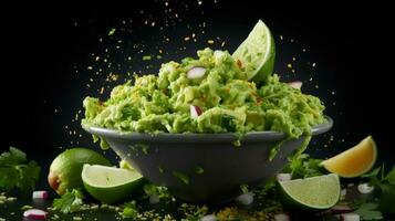 ai generatief een foto van guacamole