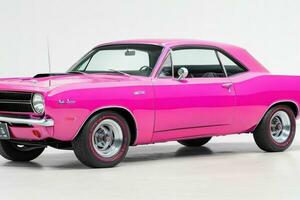 1966 Plymouth barracuda auto. ai generatief pro foto