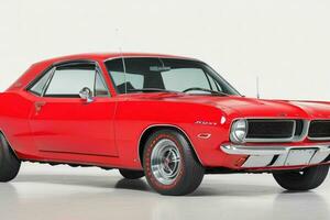 1966 Plymouth barracuda auto. ai generatief pro foto