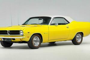 1966 Plymouth barracuda auto. ai generatief pro foto