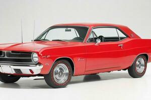 1966 Plymouth barracuda auto. ai generatief pro foto