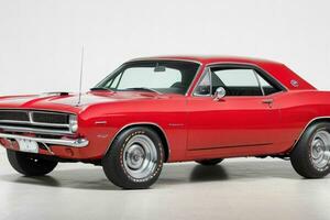 1966 Plymouth barracuda auto. ai generatief pro foto