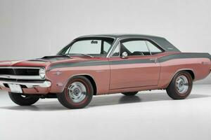 1966 Plymouth barracuda auto. ai generatief pro foto