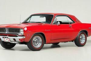 1966 Plymouth barracuda auto. ai generatief pro foto