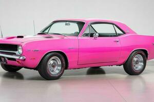 1966 Plymouth barracuda auto. ai generatief pro foto