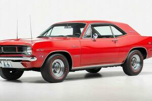 1966 Plymouth barracuda auto. ai generatief pro foto