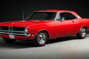 1966 Plymouth barracuda auto. ai generatief pro foto