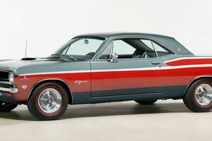 1966 Plymouth barracuda auto. ai generatief pro foto