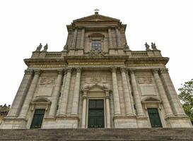 voorkant visie van st. ursus kathedraal, solothurn, Zwitserland foto