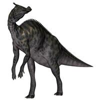 saurolophus dinosaurus - 3d geven foto