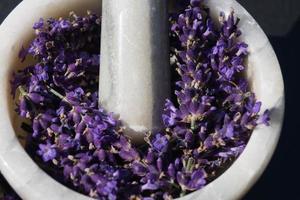 alternatieve geneeswijzen met verse lavendel