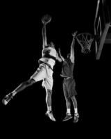 basketbalspeler in actie foto