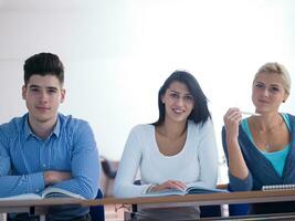 studenten groep studie foto