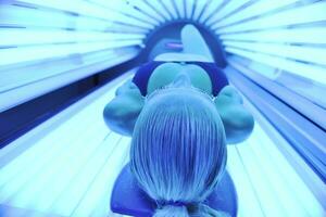 schoonheid en spa solarium behandeling foto