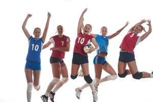 volleybal vrouw groep foto