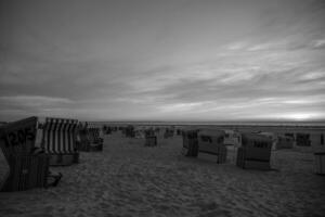 de strand van langeoog eiland foto