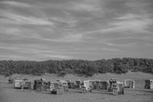 zomer tijd Aan langeoog eiland foto