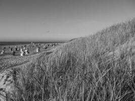 de eiland van langeoog in Duitsland foto