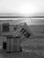 de eiland van langeoog in Duitsland foto