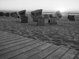 de eiland van langeoog in Duitsland foto