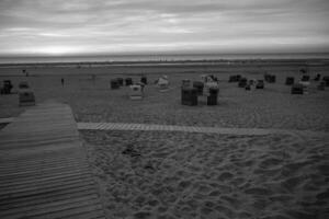 de strand van langeoog eiland foto