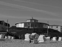 Bij de Duitse noorden zee foto