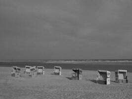 de eiland van langeoog in Duitsland foto