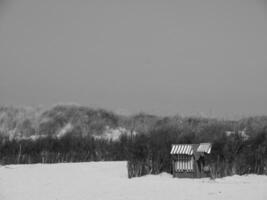 Duitse eiland in de noorden zee foto