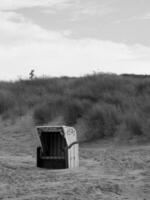 Duitse eiland in de noorden zee foto