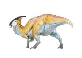 parasaurolophus dinosaurus geïsoleerd achtergrond foto