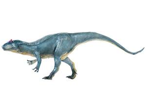 allosaurus dinosaurus geïsoleerd achtergrond foto